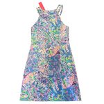 Lilly Pulitzer  Pearl Shift Stretch Sleeveless Dress All Together Now Size 6 Photo 1