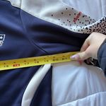 Reebok Vintage Y2K New England Patriots Jacket Women Size Medium Blue White  NFL Photo 4