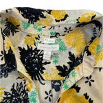 Charter Club  Women Sz XL Button Down Shirt Collared Floral Roll Tab Sleeve 7-357 Photo 4