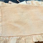 Free People  Aurelia corset satin embroidered bandeau top Photo 8