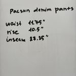 PacSun Women’s Sienna Dust Cargo Elastic Hem and Waistband Denim Pants Size XS Photo 12
