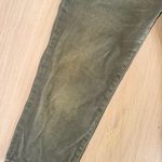 Michael Kors Izzy Cropped Skinny Jeans Olive Green Size 10 Photo 2