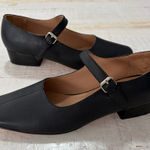 Huma Blanco Stella Mary Jane Pump EU size 38 Black Leather Pump Square Toe Photo 0