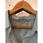 Wonderly  Button Down Shirt Light Blue‎ Size Medium Photo 1