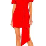 L'Academie L’ACADAMIE The Nani Mini Dress in Red‎ Orange size Large Photo 0