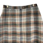 Vtg Cricketeer Plaid Wool Skirt Womens 8 High Waist A Photo 8
