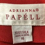 Adrianna Papell Orange Silk Skirt Suit NWT 16 Photo 11