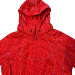 Athleta Orange Pink Space Dye Full Zip Hooded Sweatshirt Jacket, Sz M Red Size M Photo 10