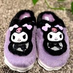 Sanrio New  KUROMI size 7 BLACK PURPLE COLOR SO SOFT Photo 4