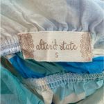 Altar'd State Altered state blue floral babydoll crop top small Photo 2