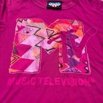Junk food women’s vintage style mtv t shirt size: small Purple Photo 2