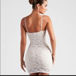 Windsor  White Lace Mini Dress Photo 1