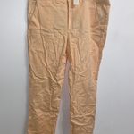 Anthropologie NWT $98  Peach Relaxed Slim Classic Cotton Blend Chino 33 Photo 2