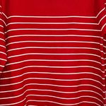 Tahari NWT -  Women’s Red Boatneck Stripe 3/4 Sleeve Sweater - Size XL. Photo 2