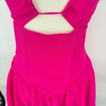 Lucy in the Sky Hot Pink Cutout Mini Dress – Size Large Photo 5