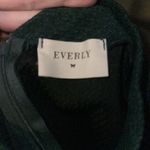 Everly Every Forest Green waffle knit Mini‎ Dress long sleeve size small Photo 1