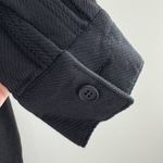 Outerknown Women’s Blanket Shirt Dress Organic Cotton Size Small NWT Black Photo 8