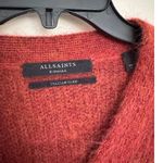 ALLSAINTS  Rubi Wick Cropped Cardigan in Chestnut Brown Size XS Photo 3