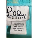 Lilly Pulitzer  Green L Goretex Rain Coat Vacation Packable Swing Jacket Beach Photo 9