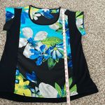 Dress Barn  tropical floral blouse Photo 7