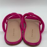 Stuart Weitzman  Twist Knot Suede Sandal in Peonia Photo 3