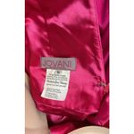 Jovani  Fuchsia‎ V Neck Embellished Belt Prom Dress 42401 SIZE 6 Photo 6