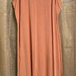 Volcom  Stonelight Clay Peach Orangey Racerback Midi Maxi Dress XL Photo 0