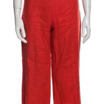 Reformation  Women's Red Wide‎ Leg Pants size 2 Photo 0