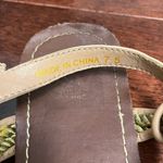 DV by Dolce Vit DV Women's Brown Gold Braid T-Strap Thong Ankle Strap Flat Sandal 7.5 Photo 5