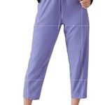 Athleta  Arrival Pant Dark Adonis Blue Purple Ankle Straight Leg Women's‎ size 10 Photo 0
