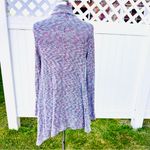 American Eagle  Outfitters Gray and Pink Draped Cardigan Photo 10