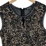 Nic+Zoe NWT Sleeveless Starling Dress in Black, Tan and Cream Print Size Small Photo 4