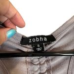 Zobha Lilac Athletic Ruched Racerback Running Casual Tank Top Women Sz S Photo 5