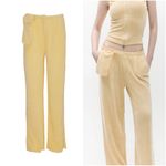 AYA MUSE Aero Pants In Vanilla Cream Yellow Photo 1