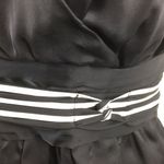 White House | Black Market Black 100% Silk Strapless Occasion Top  6 NEW Photo 4