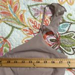 Birdy Grey  women’s size medium taupe chiffon bridesmaid dress long slit on side Photo 5