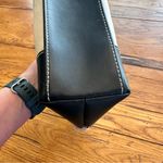 Charter Club  Canvas Cream and Black Handbag Purse Photo 4