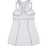 Lululemon Pedal Pace Women's Tank Top White/Silver Fox size 4 EUC Photo 6