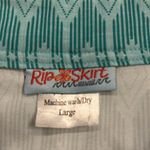 Ripskirt Hawaii Westend aqua blue diamond geo print skirt length 1 Size L Photo 5