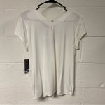 Josephine Chaus NWT  Women’s Cream Ruched Cap Sleeve Blouse Size XL Photo 1