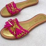 Kate Spade  Pink/Gold Slides Photo 1