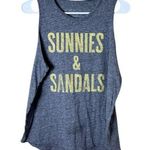 Grayson Threads  SUNNIES & SANDALS Graphic T Muscle Tank Top Size XL Photo 0
