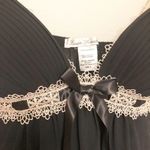 Linea Donatella  Lingerie Set Black Chiffon Size Sm Photo 2