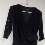 White House | Black Market  jumpsuit Romper size 0 stretch faux wrap v neck Photo 1