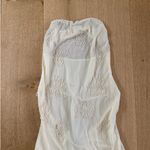 White Fox Boutique White Fox Mini Dress Beaded Sequins Cowl Neck Between The Lines Size XS Cream Photo 2