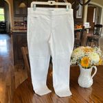 Nine West  White Pull On Pants Skinny Crop Womens 10 Photo 1