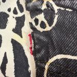 Levi's 501 Peace Print Jeans – W25 Black/White Japan Import 19621-0006 (Rare) Photo 4
