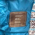 Ariat Ideal Down Western Aztec Vest Large White Blue Brown Polyester Pockets Photo 10