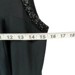 Lillie Rubin Vintage Y2K Sheath Dress Women 8 Black Beaded Cocktail Evening Glam Photo 6