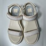 Dolce Vita Debra Ivory Suede Leather Platform Sandals Tan Size 9.5 Photo 8